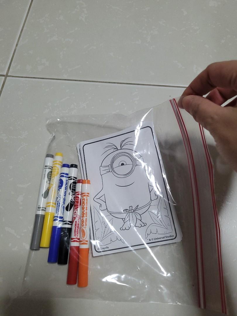 Drawing Kit Pencil Crayon Marker Case Minions Art Set Inspiration