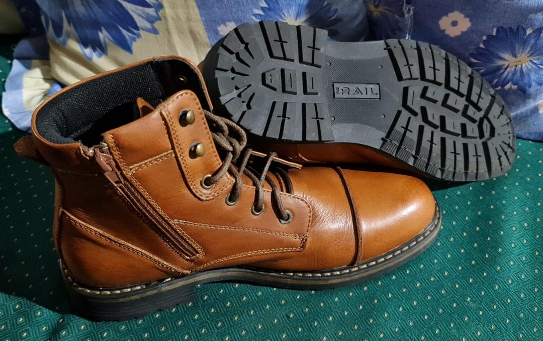 The rail derek cap toe boot top