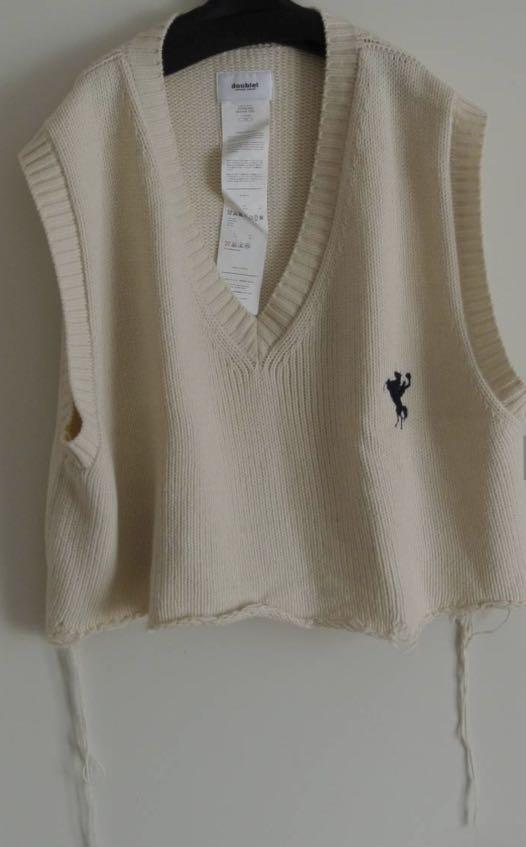 Doublet Over Sized Broken Knit Vest ニット | suitmenstore.com