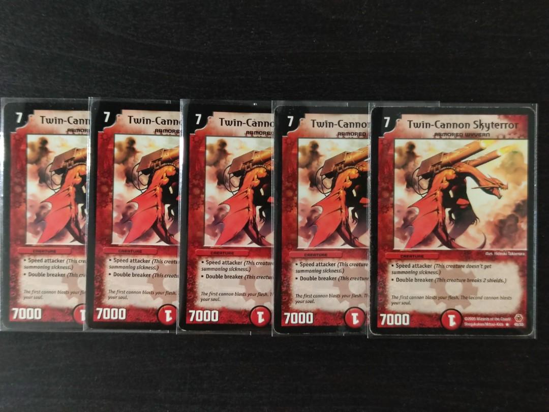 Near Mint Duel Masters TCG Card Duel Masters TCG Promo Card - Choose Your  Own Character! (Twin Cannon Skyterror, Holo, Super Rare) Duel Masters  Figures