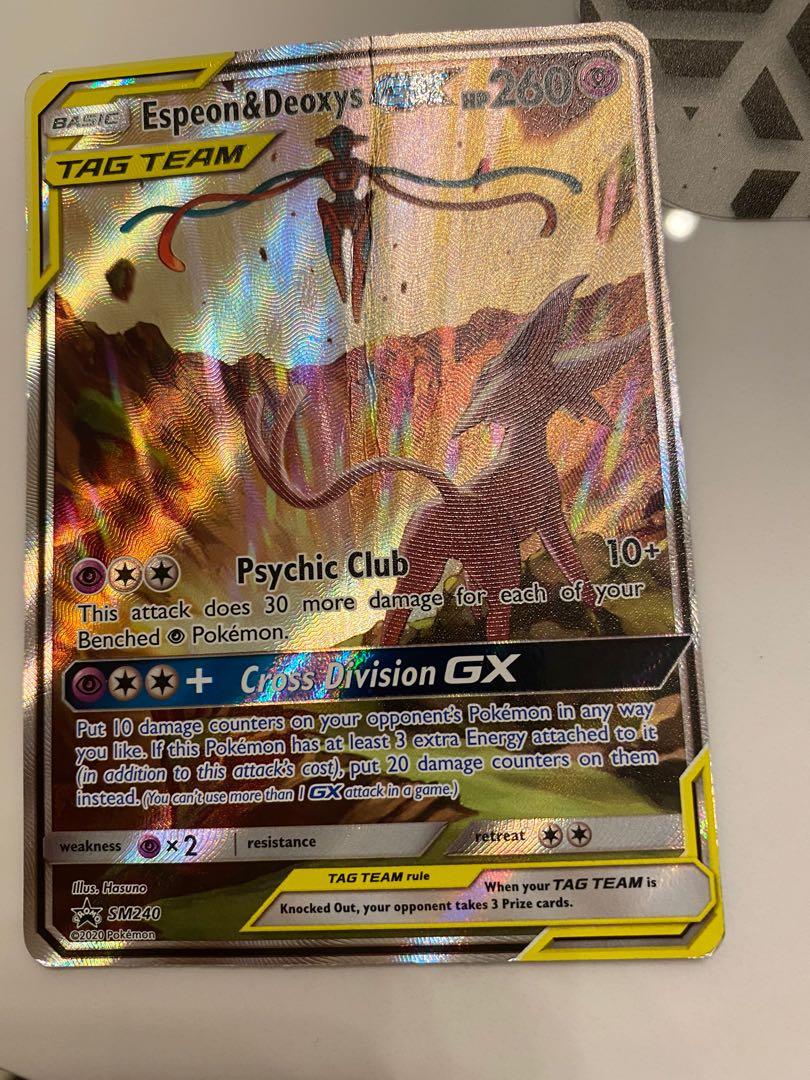 Espeon and deoxys tag team, Hobbies & Toys, Toys & Games on Carousell