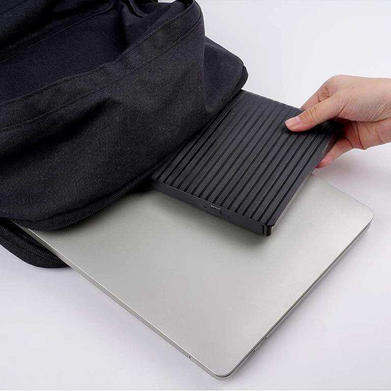 External CD/DVD Drive for Laptop USBC & USB 3.0 CD/DVD ROM Drive