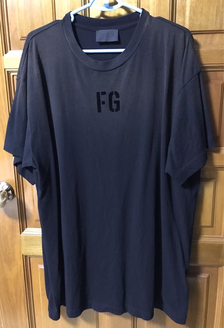 Fear of God Seventh Collection Vintage Black FG T-Shirt (SIZE X ...