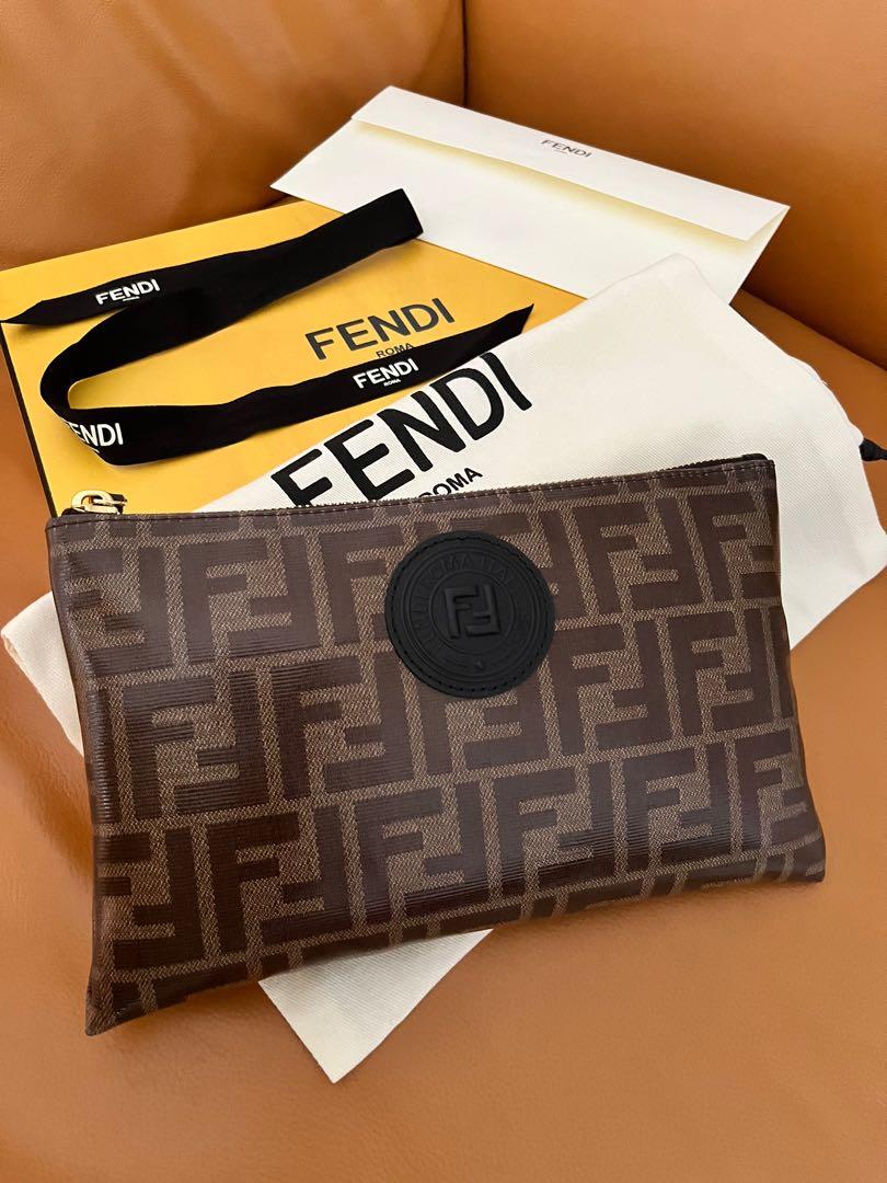 Fendi small flat outlet pouch
