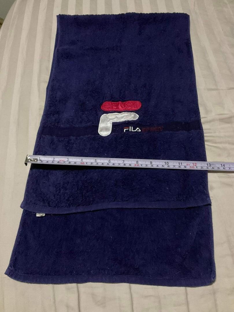 FILA Gym Hand Towel with Tag 44 x 13 inches Furniture Home Living Bedding Towels on Carousell