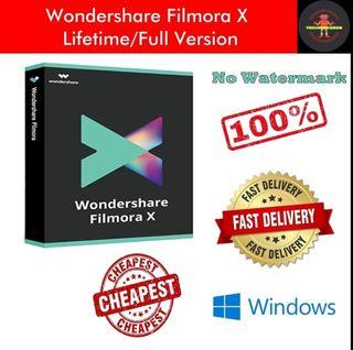 Filmora X Lifetime Activated - No Watermark
