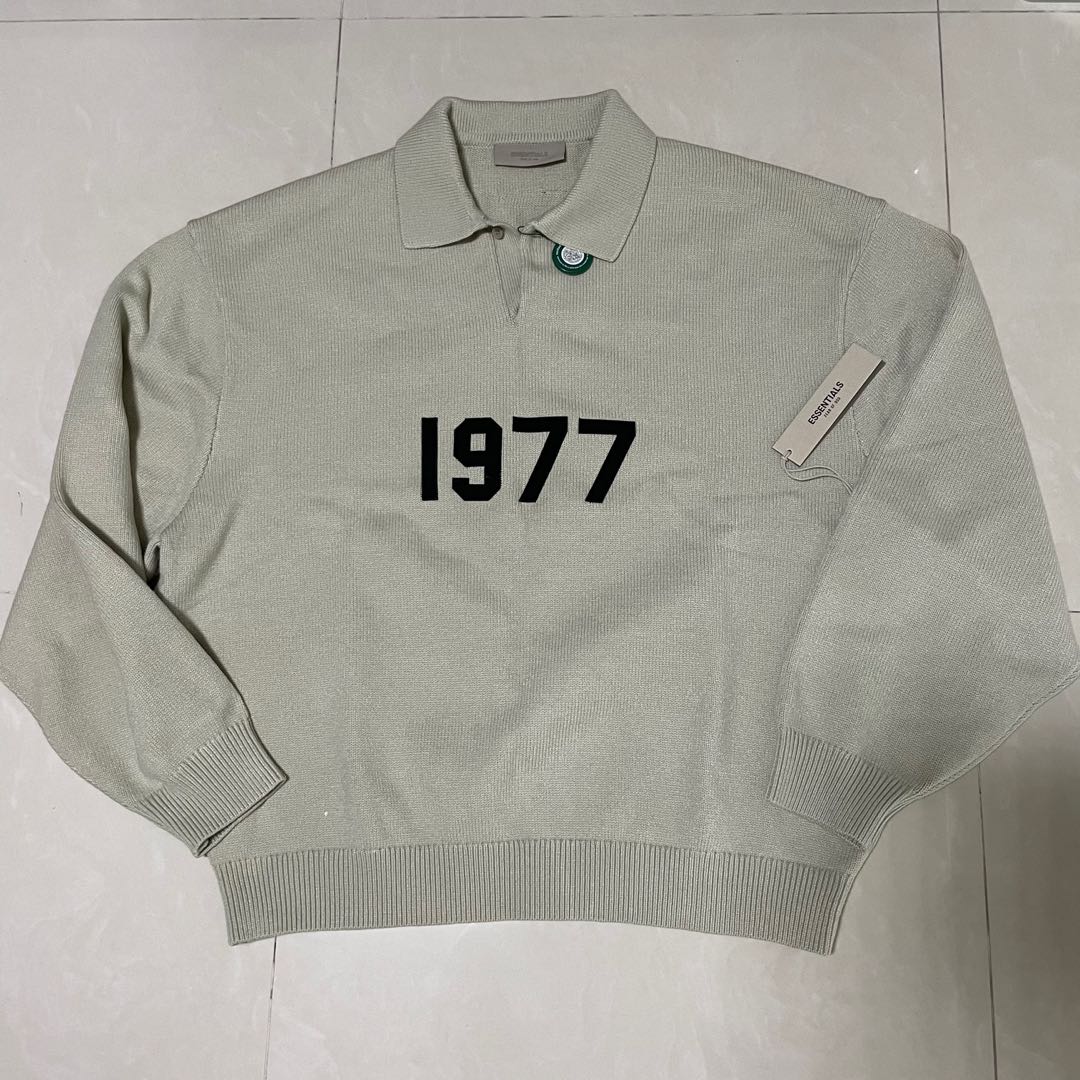 Fear of god Essentials 1977 knit Polo - ニット/セーター