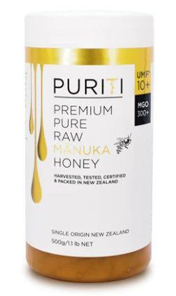 Genuine PURITI Manuka Honey / UMF 10+ / MGO 300+ / 500g / Genuine Product Of New Zealand