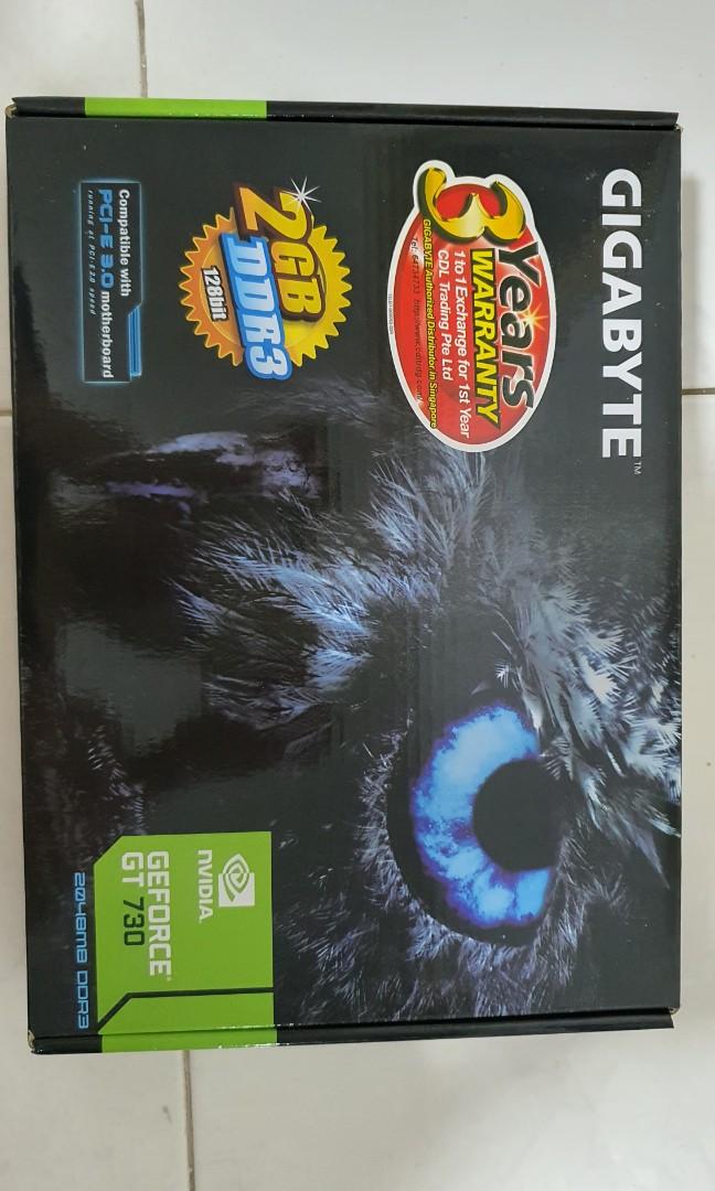 Gigabyte gt730 hotsell 2gb ddr3