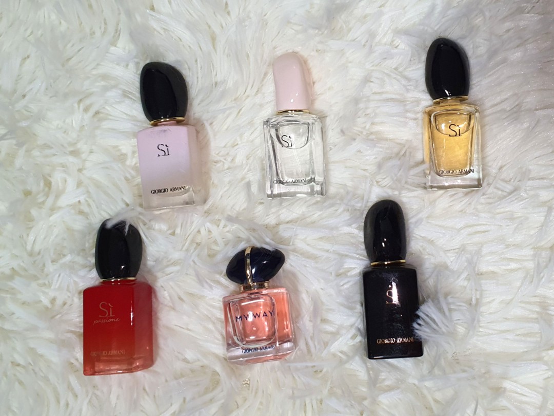 Giorgio Armani Mini Q Perfume, Beauty & Personal Care, Fragrance &  Deodorants on Carousell