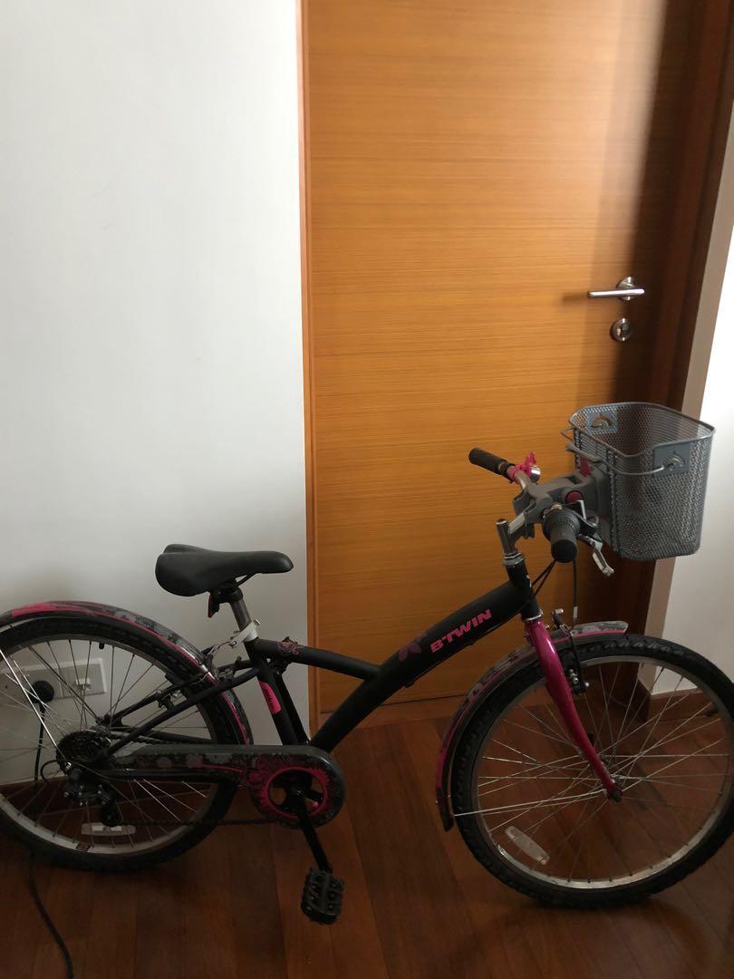 Girls Decathlon bike with basket Excellent like new condition Sports Equipment Bicycles Parts Bicycles on Carousell