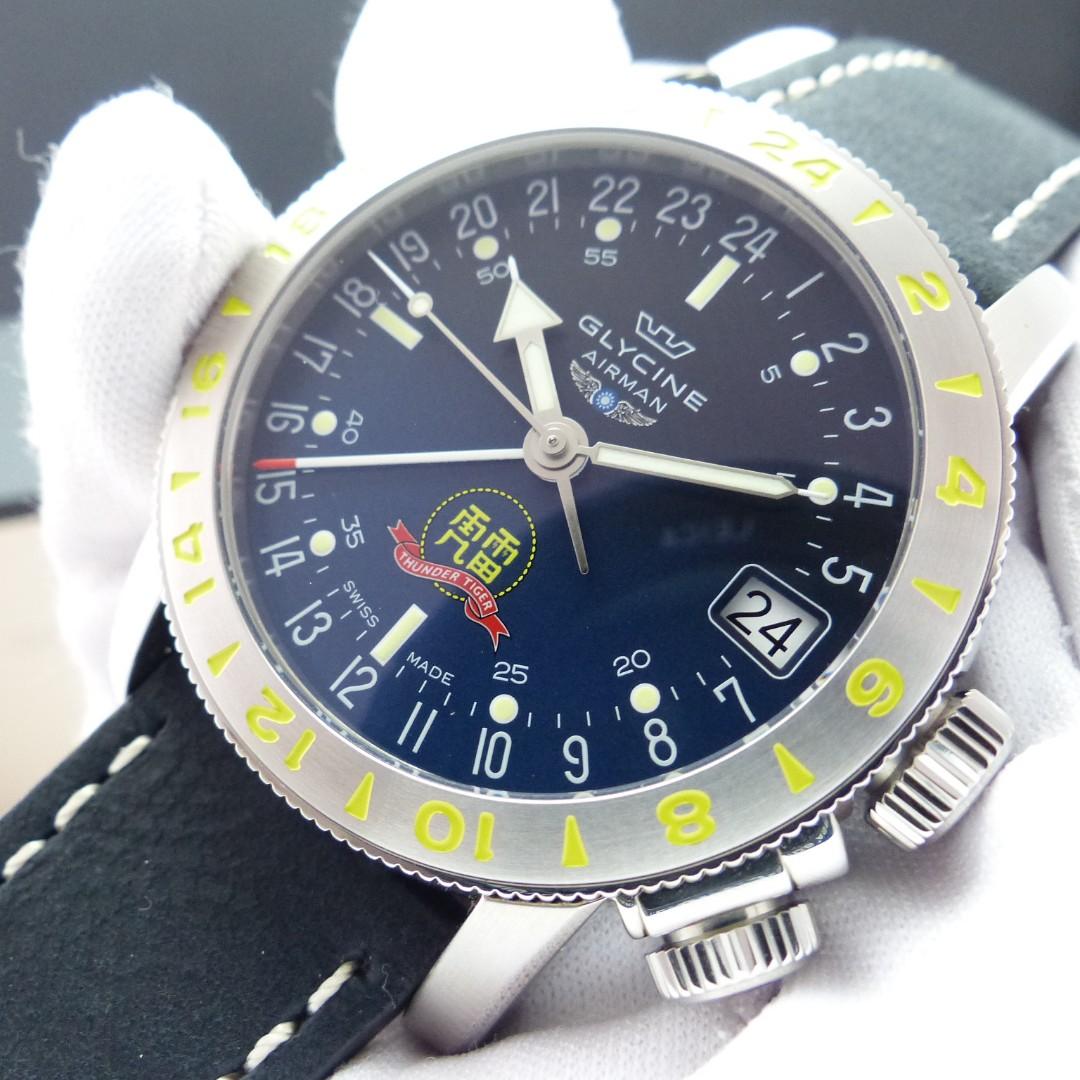 Glycine Airman 17 GMT Thunder Tiger Limited Edition 3917.185 LB9B Automatic 45mm with GL 293 ETA 2893 2 movement