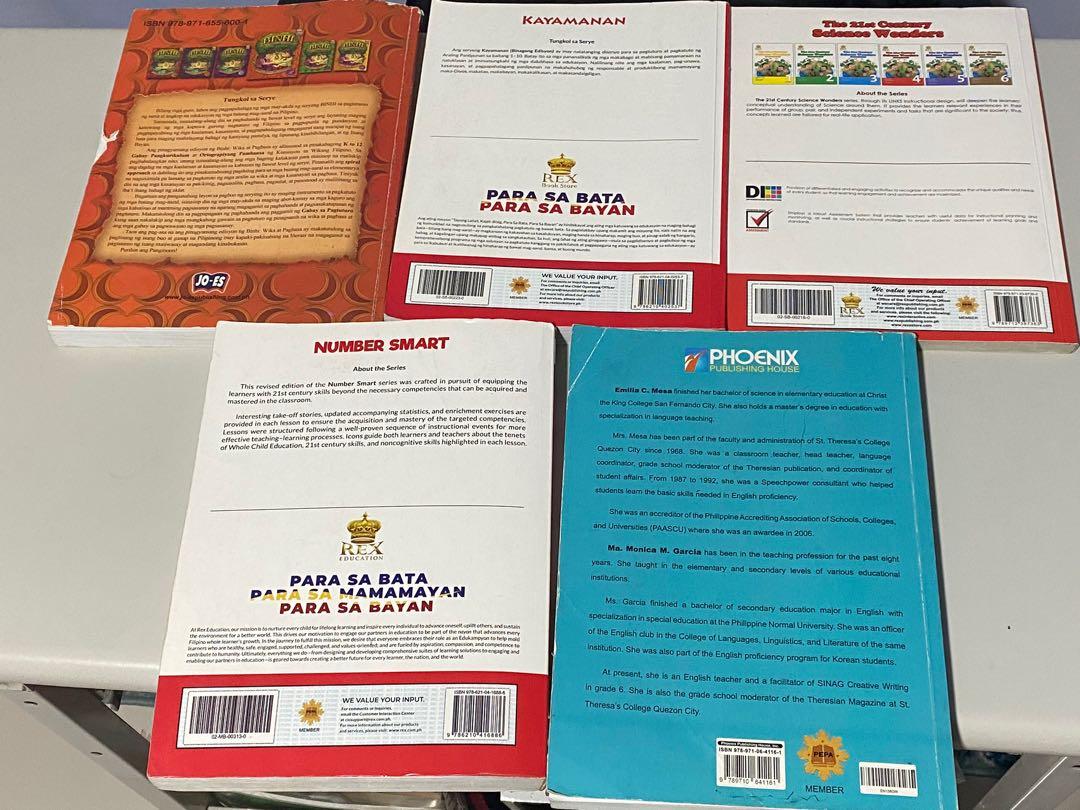 Grade 4 Textbooks Books (Category: Textbooks) located in Pateros City. Submitted by zkart (Listing ID 1172524299, Image 2). Description: 350 EACH MATH - SOLD BINHI - SOLD mop: gcash pm for inquiries.