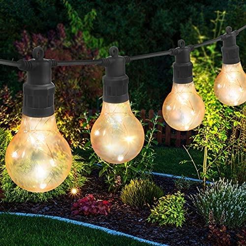 10x LED Battery Operated String Bulb Fairy Lights Festoon Party Christmas Event 