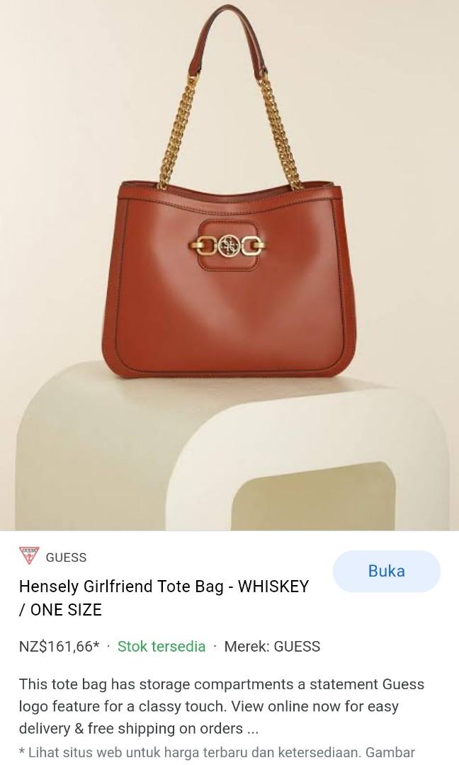Guess hensely bag shoulder bag besi bakar new original