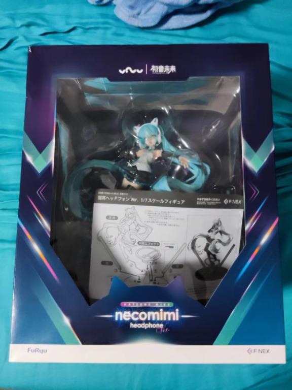 Hatsune Miku Cat Ear Headphones Ver. 1/7 Scale Figure [Yomai YOWU x FNEX], Hobbies & Toys, Toys