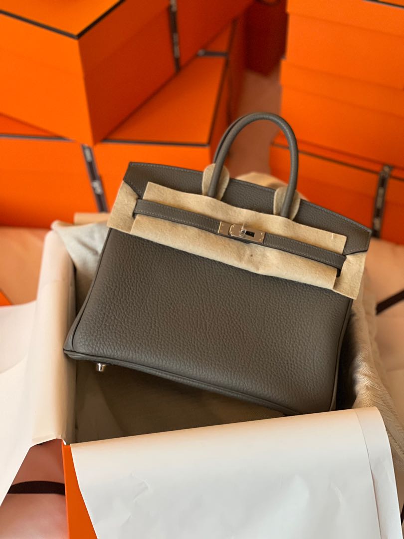 Birkin 25 gris meyer Clearance