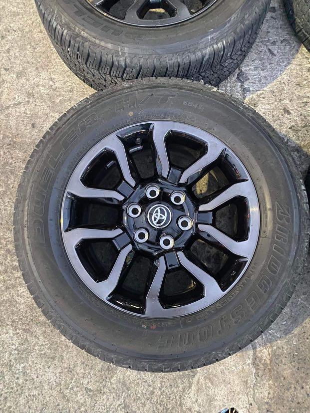 Hilux Conquest Stock mags & tires 2022, Car Parts & Accessories, Mags ...