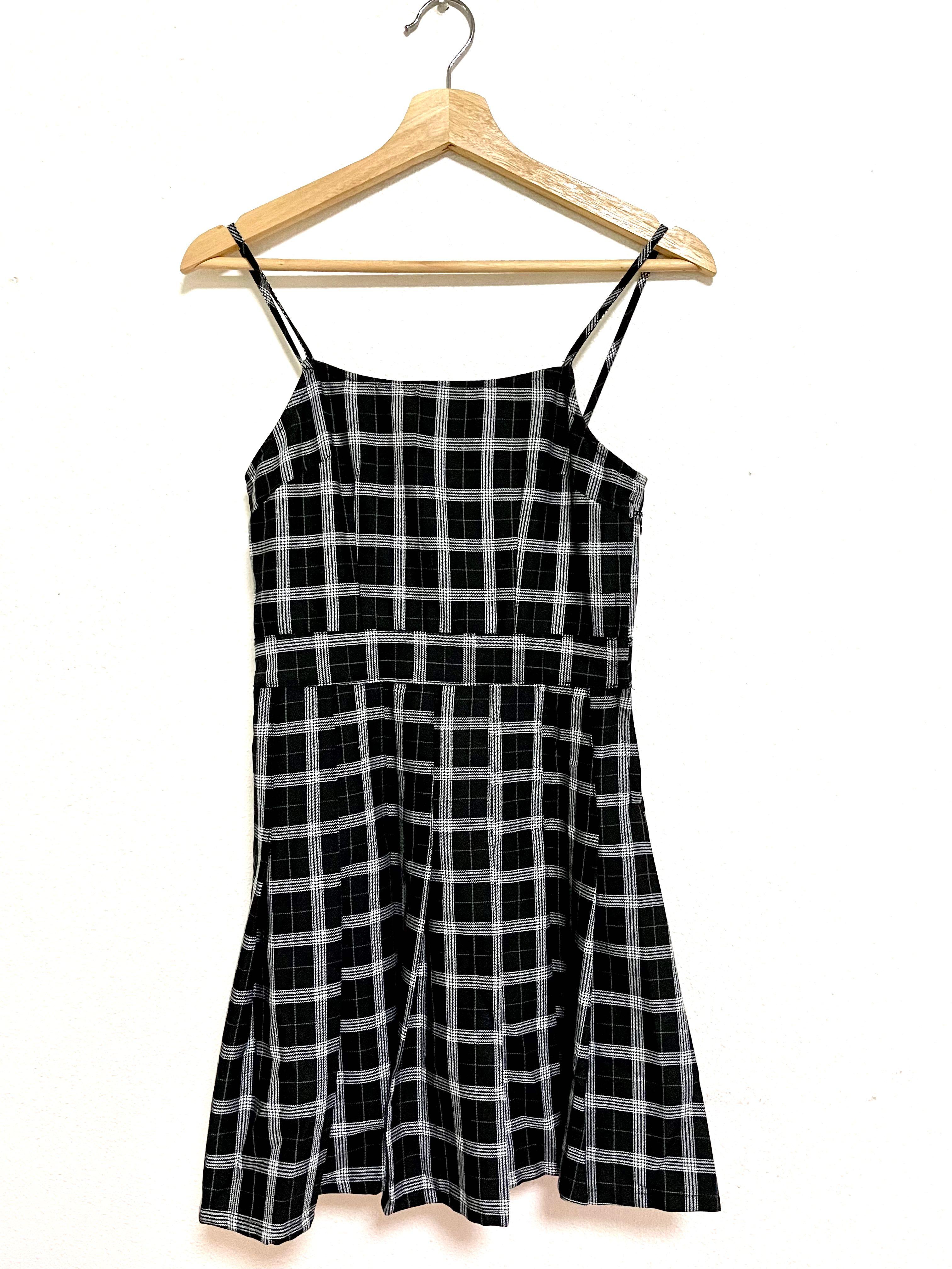 Checkered dress h&m hot sale