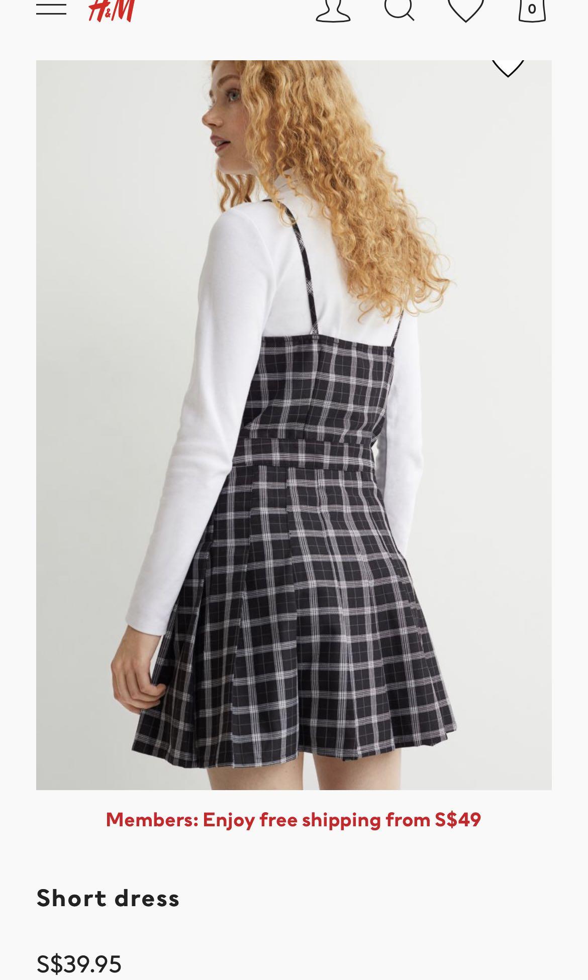 H M Plaid Dress
