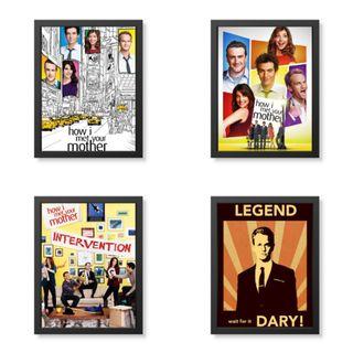 How I Met Your Mother TV Series Framed Poster Wall Decor HIMYM