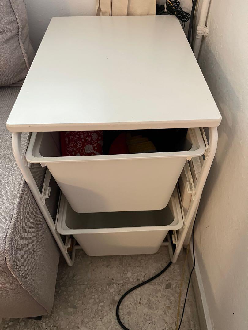 IKEA ALGOT shelf with 2 large drawers, Furniture & Home Living