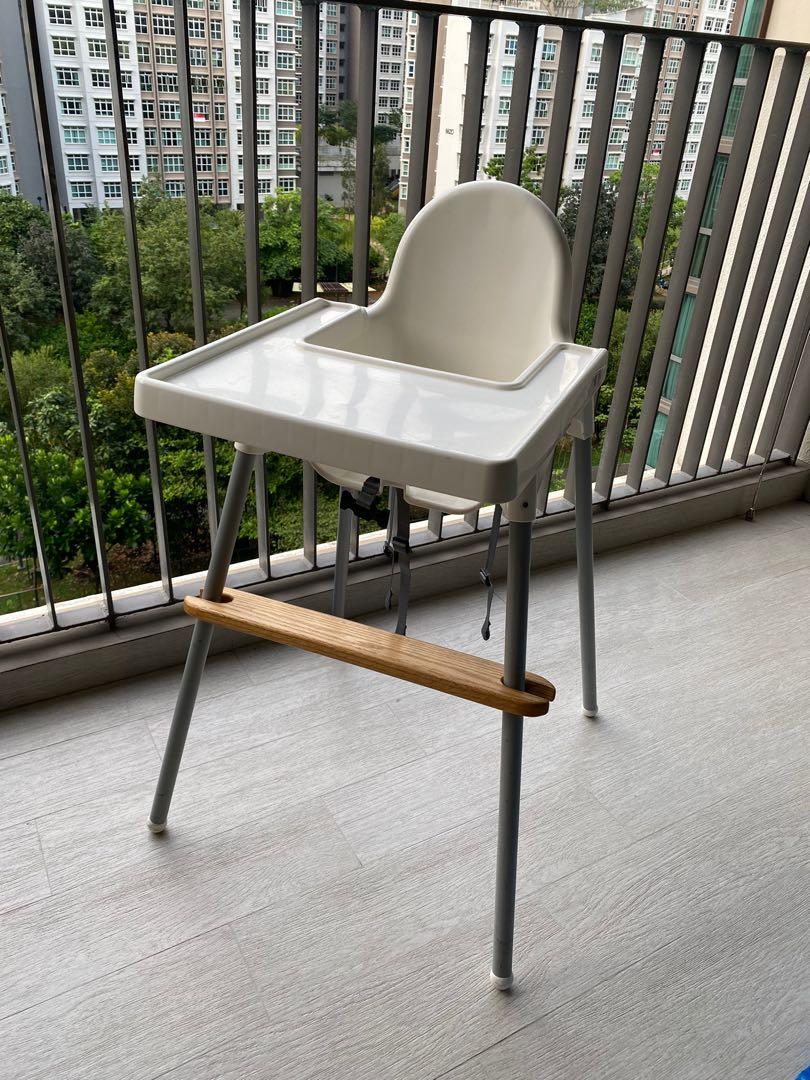 Ikea High Chair with foot rest, Babies & Kids, Nursing & Feeding, Baby