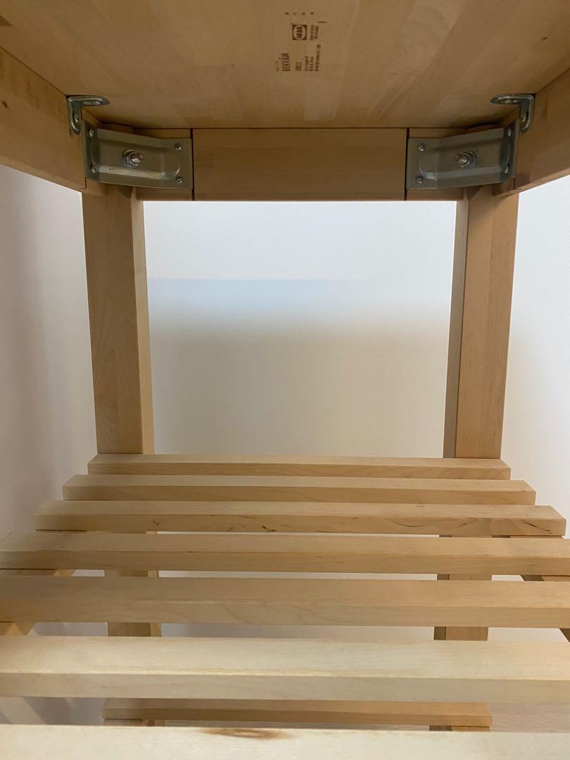 IKEA Wooden Kitchen Trolley, Furniture & Home Living, Kitchenware