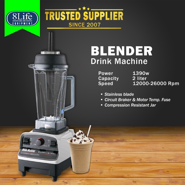 Industrial blender heavy duty drink machine, TV & Home Appliances
