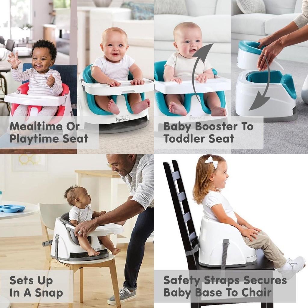 Ingenuity Booster Seat (Authentic) Gray color, Babies & Kids, Nursing
