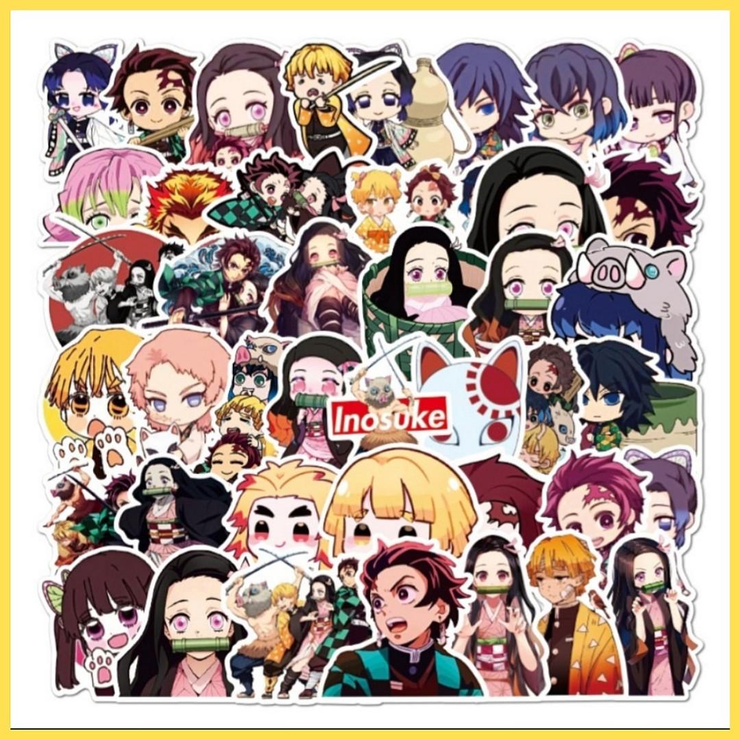 Demon Slayer: Kimetsu No Yaiba anime manga waterproof stickers / Nezuko Demon Slayer: Kimetsu No Yaiba anime manga waterproof stickers / Nezuko