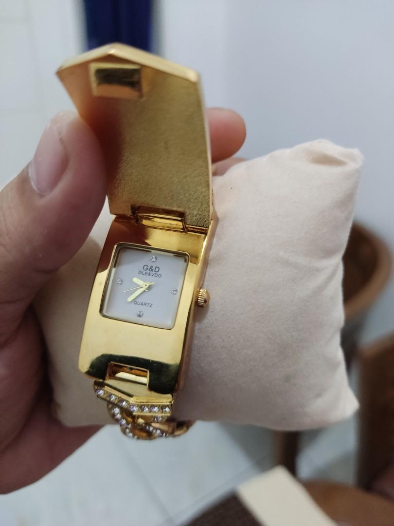 Jam tangan bracelet g&d, Fesyen Wanita, Jam Tangan di Carousell