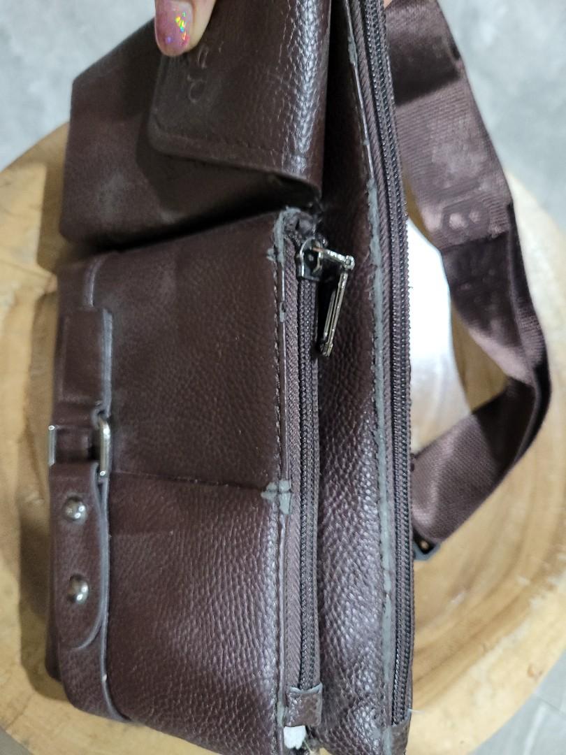 Jeep Brown Waist Bag, Men's Fashion, Bags, Belt bags, Clutches and
