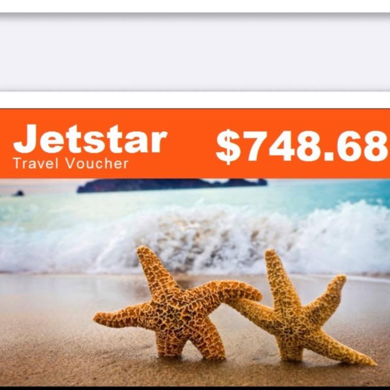 JETSTAR airline flight air ticket voucher for sale, Tickets & Vouchers