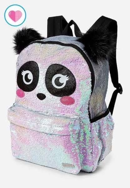Justice best sale backpacks panda
