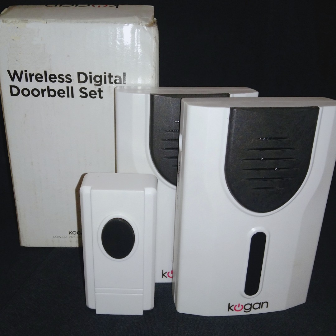 Kogan Wireless Digital Doorbell Set, Furniture & Home Living, Security