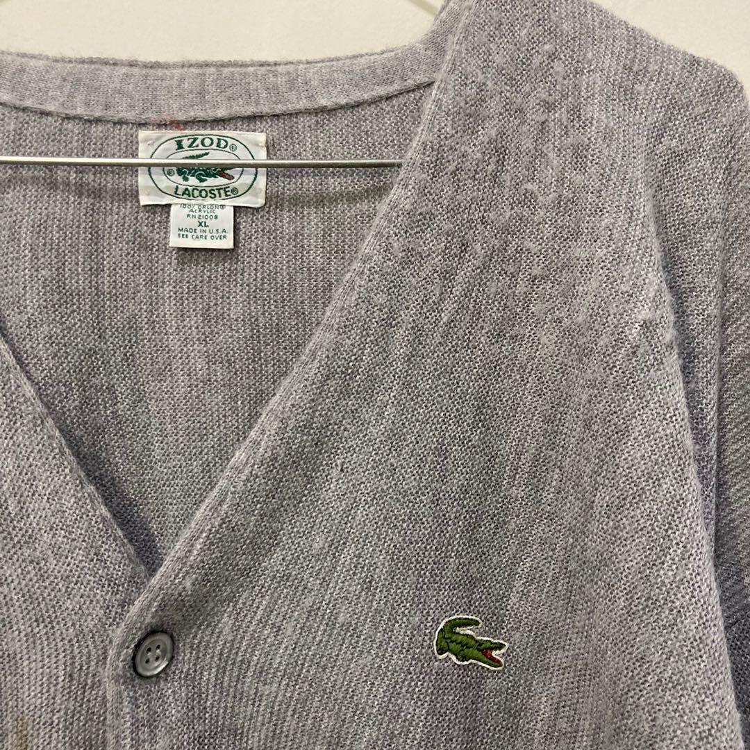 Lacoste store grey cardigan