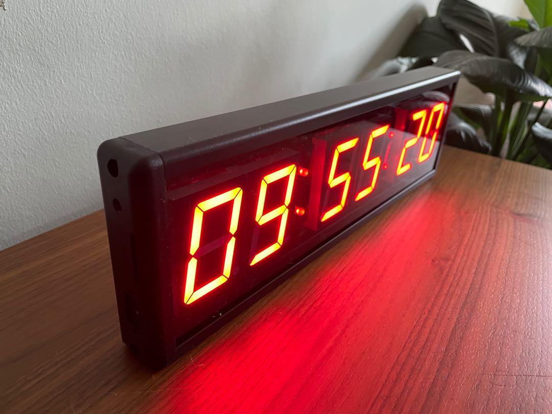 Source led digital production timer wall led countdown timer with stopwatch  on m.