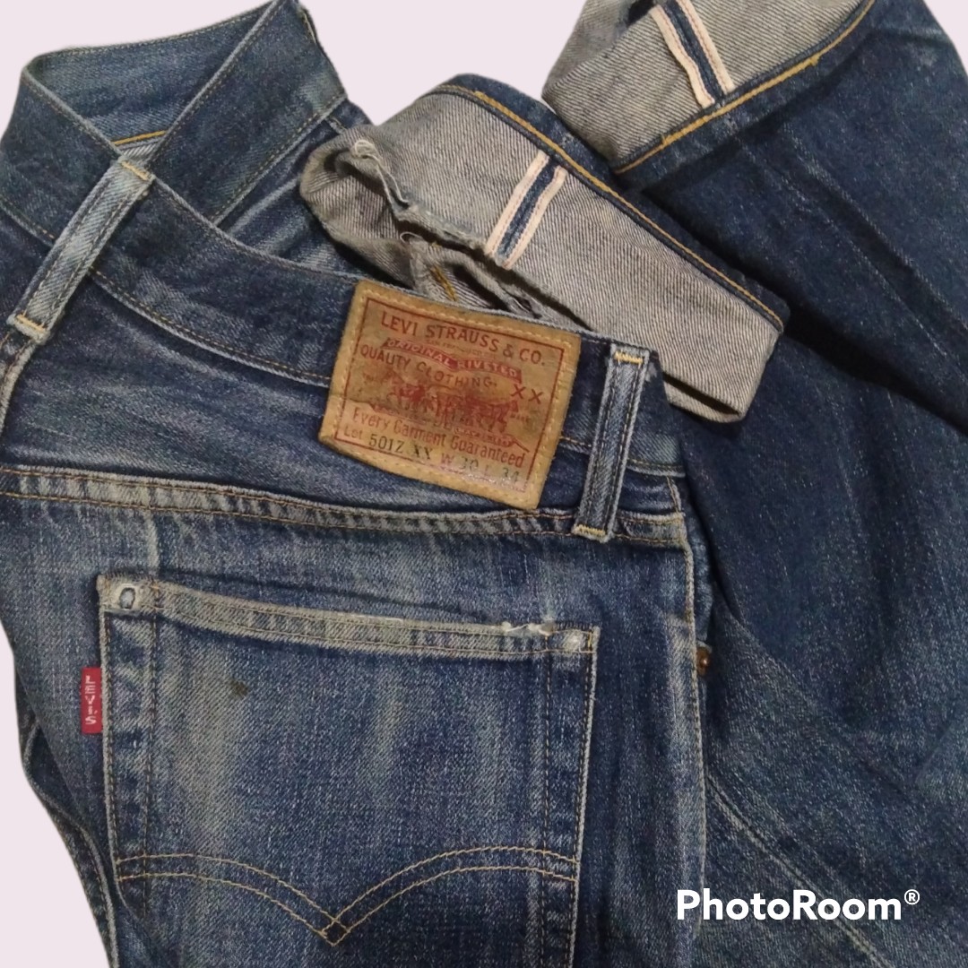 Levi s 501Z XX selvedge denim jeans. Men s Fashion Bottoms