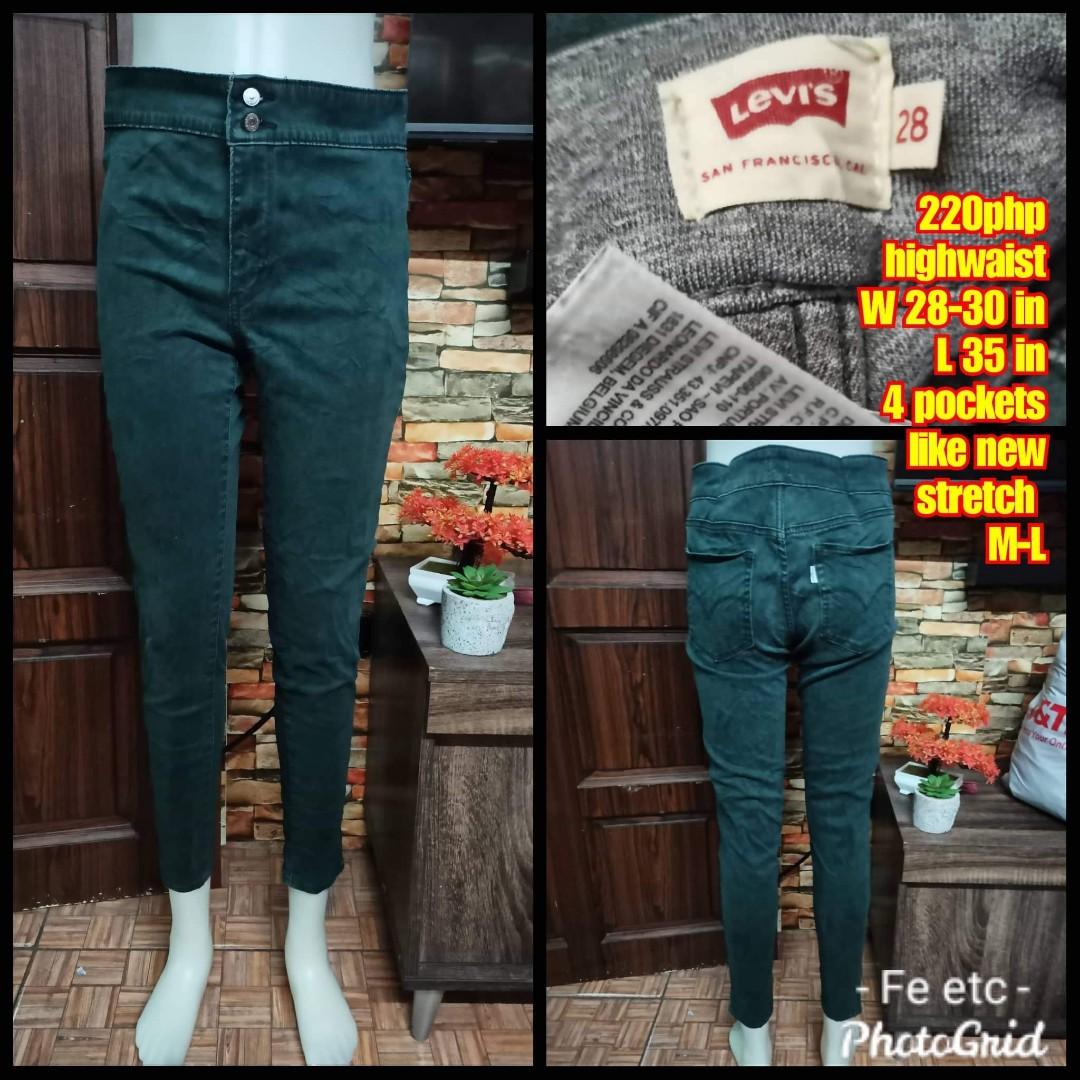 levis skinny pants ML 28 30, Women's 