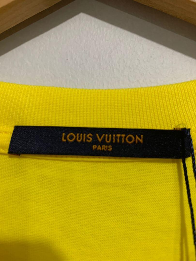 Louis Vuitton Monogram Running Symbol Green Yellow Gradient Polo Shirt -  Tagotee
