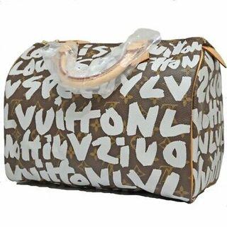 LOUIS VUITTON Speedy 30 Monogram Graffiti Argen Handbag 2001 Limited M92195