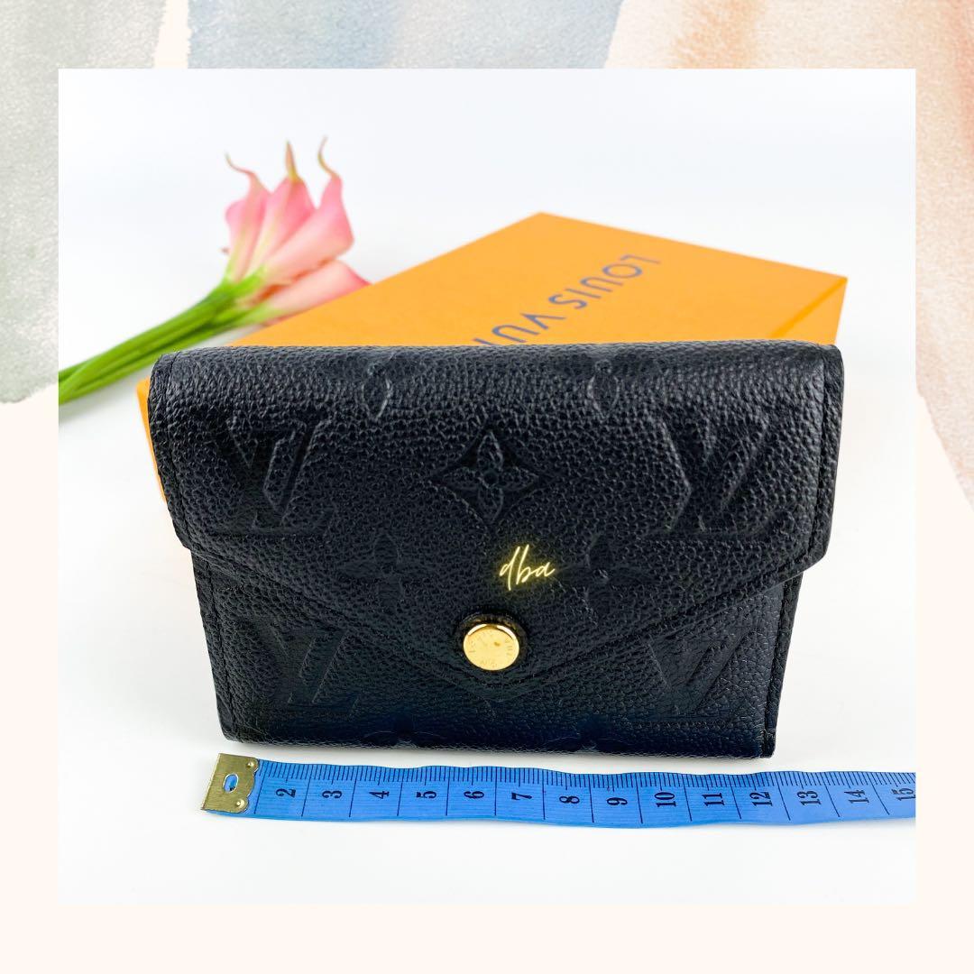 Louis Vuitton Victorine Compact Purse Wallet in Noir Empreinte - SOLD