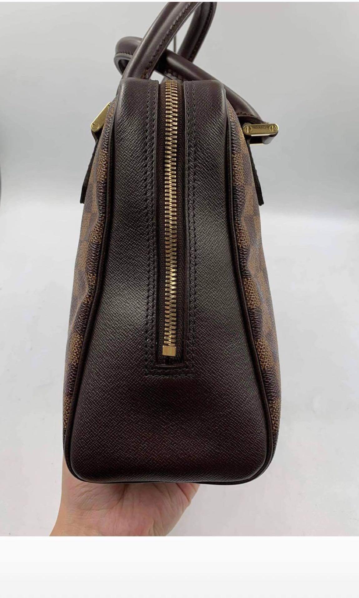 Sold at Auction: Louis Vuitton, Louis Vuitton Damier Ebene Brera Top Handle  Bag