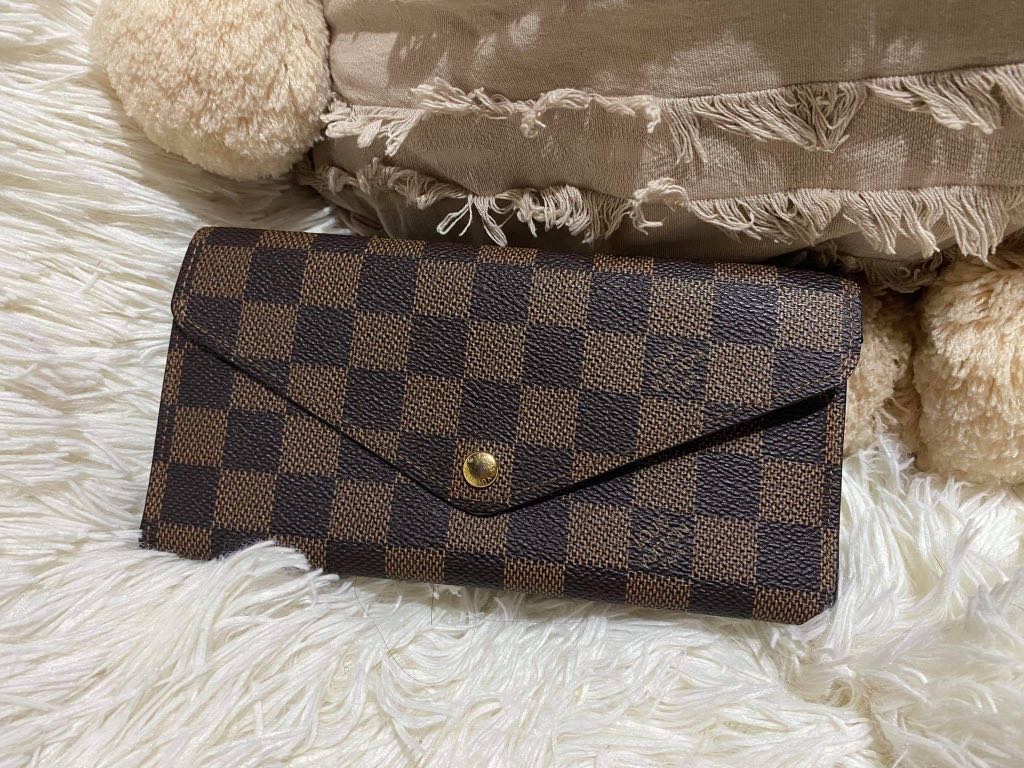 LOUIS VUITTON N63545 Long Wallet Portefeiulle Josephine Damier Azur Used  Japan