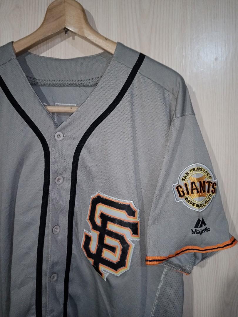 San Francisco Giants Majestic Official Cool Base Jersey - Tan XL