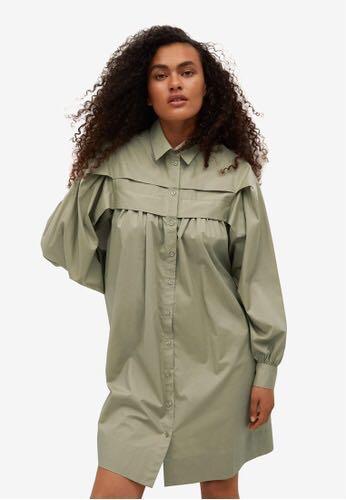 Mango cotton shirt hotsell dress