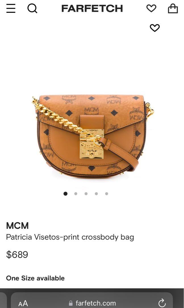 MCM Patricia Visetos-print Crossbody Bag - Farfetch