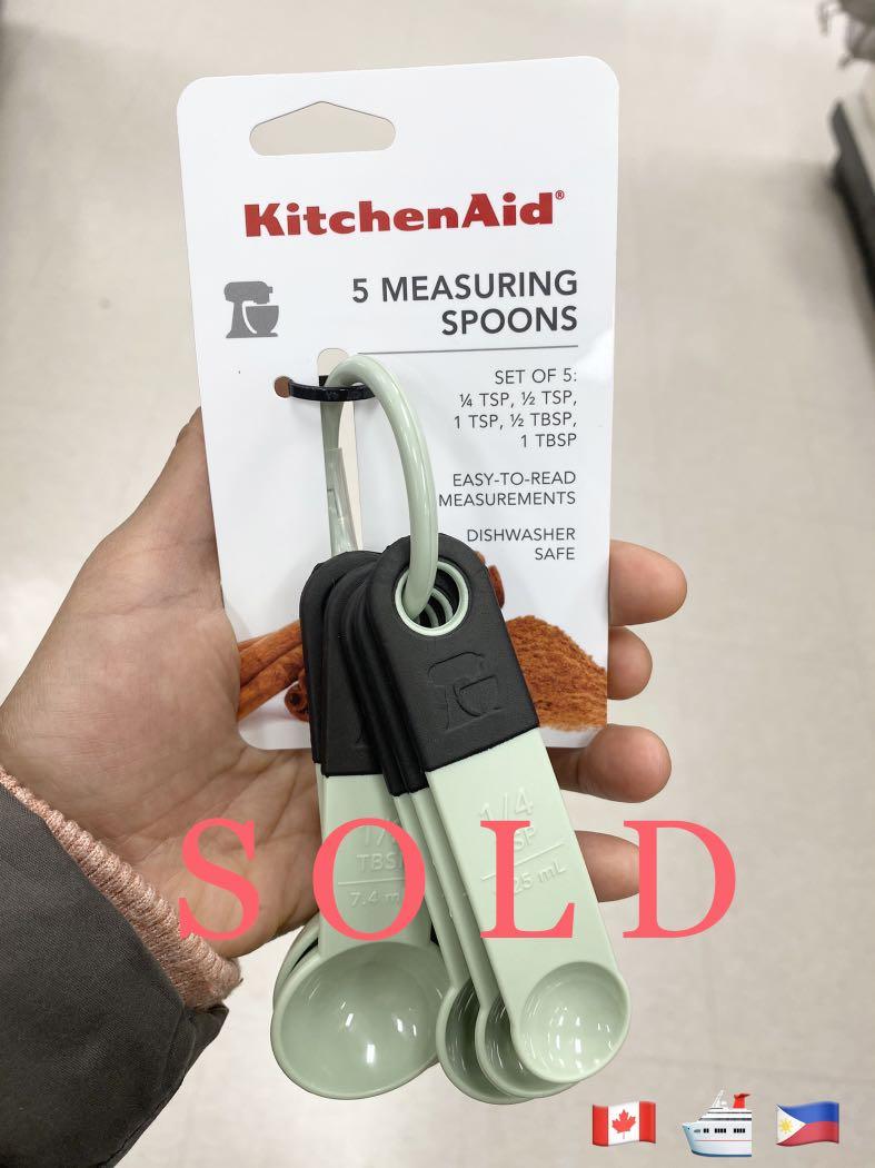 Measuring Spoons, KitchenAid (Category: Bakeware) located in Balungao. Submitted by kateee21 (Listing ID 1150000580, Image 2). Description: 📌📌📌 AVAILABLE ON HAND IN PHILIPPINES 🇵🇭🇵🇭🇵🇭 🛳 from Canada 🇨🇦 via sea cargo 📦; Local Shipping fee c/o buyer. 📌 AVAILABLE COLORS: ✅ Pistachio ✅ Grey ✅ Red.