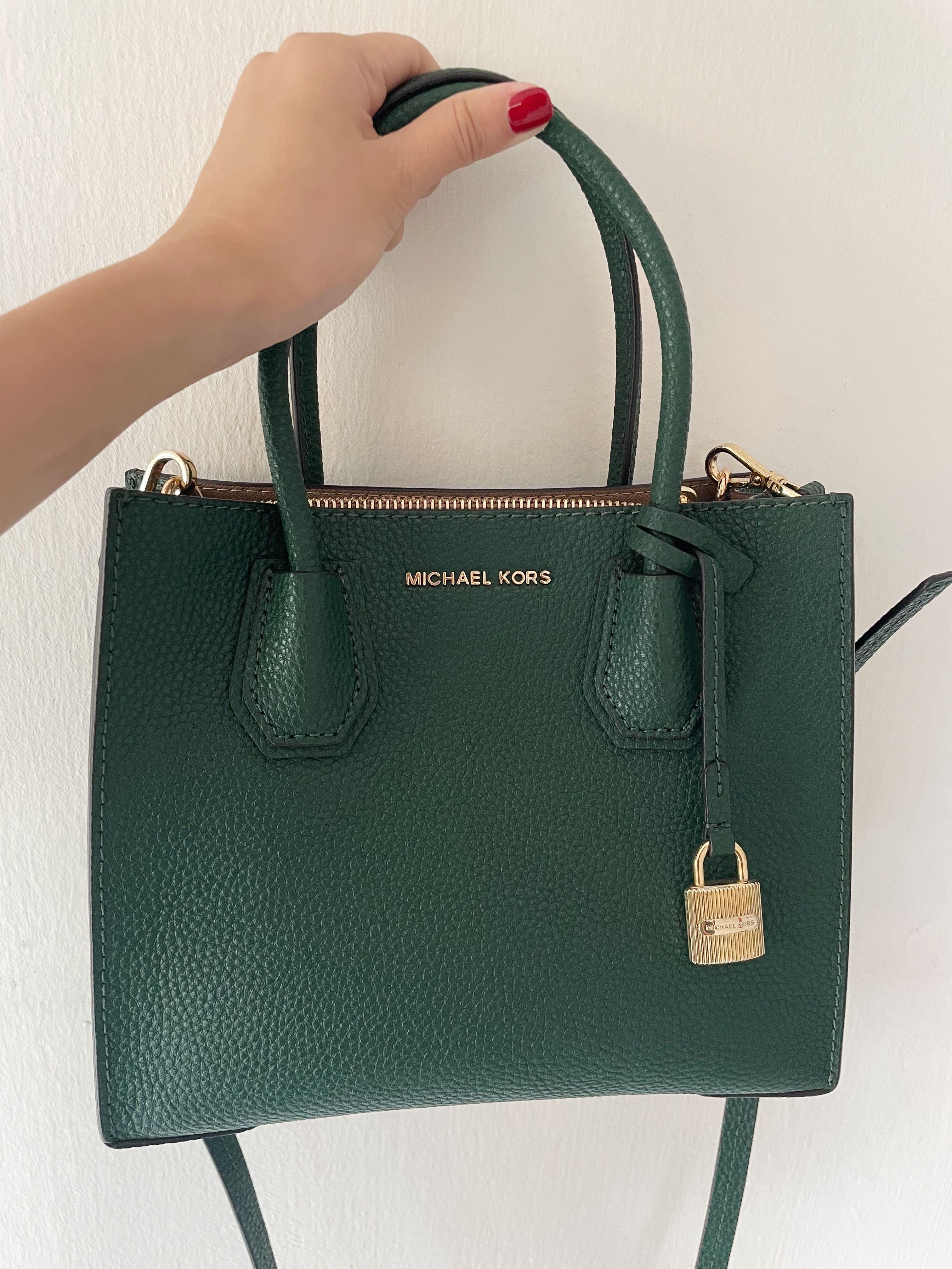Michael Kors Forest Green Top Handle Bag with Strap, Women's Fashion, Bags  & Wallets, Tote Bags on Carousell